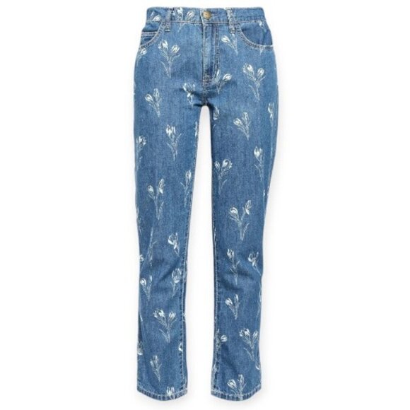 Current/Elliott Women's Relaxed Straight Jeans Size 27 - Picture 3 of 16